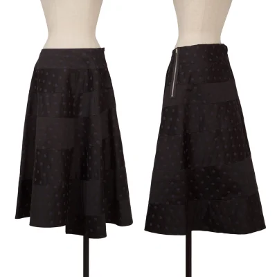 tricot COMME des GARCONS Dot Jacquard Switching Skirt 