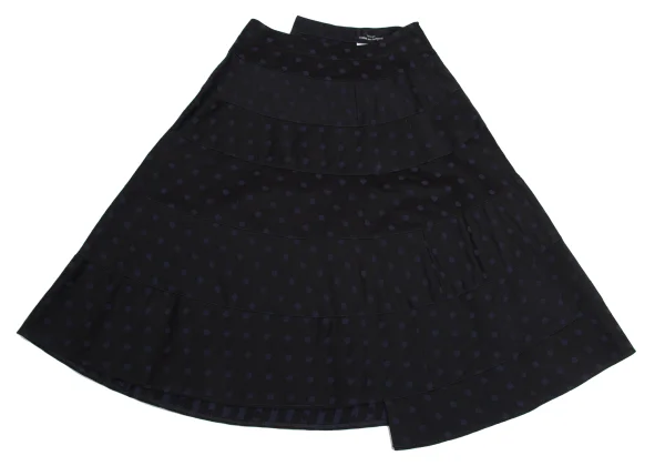 tricot COMME des GARCONS Dot Jacquard Switching Skirt  K-160978_002