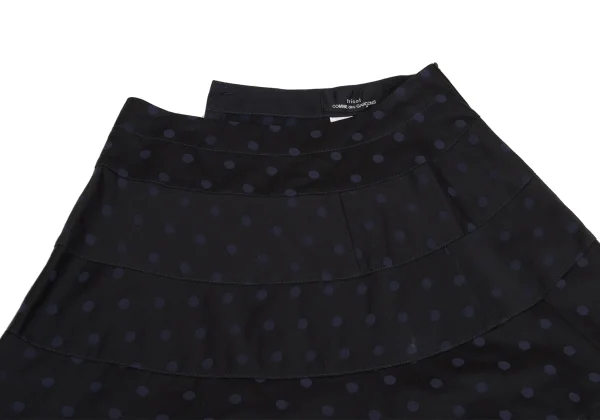 tricot COMME des GARCONS Dot Jacquard Switching Skirt  K-160978_003