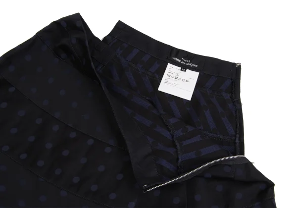 tricot COMME des GARCONS Dot Jacquard Switching Skirt  K-160978_004