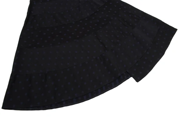 tricot COMME des GARCONS Dot Jacquard Switching Skirt  K-160978_005