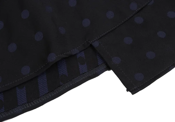 tricot COMME des GARCONS Dot Jacquard Switching Skirt  K-160978_006