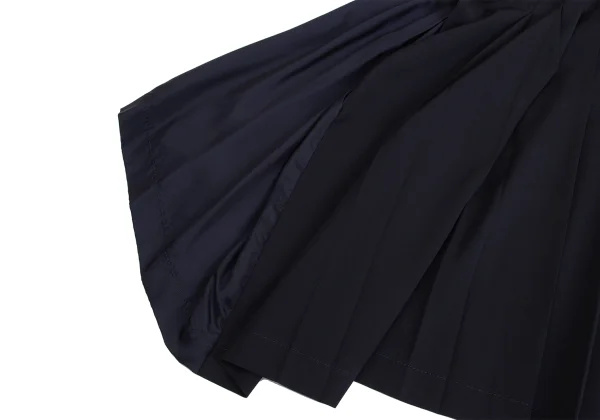 tricot COMME des GARCONS Switching Wool Gaba Pleats Skirt K-160979_008