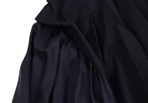 tricot COMME des GARCONS Switching Wool Gaba Pleats Skirt K-160979_009