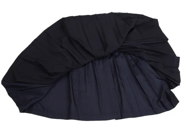 tricot COMME des GARCONS Switching Wool Gaba Pleats Skirt K-160979_010