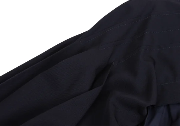 tricot COMME des GARCONS Switching Wool Gaba Pleats Skirt K-160979_012