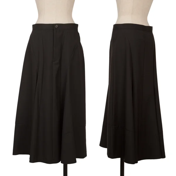 tricot COMME des GARCONS Switching Wool Skirt Black M K-160980_001