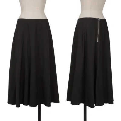 tricot COMME des GARCONS Wool Gaba Curve Switching Skirt