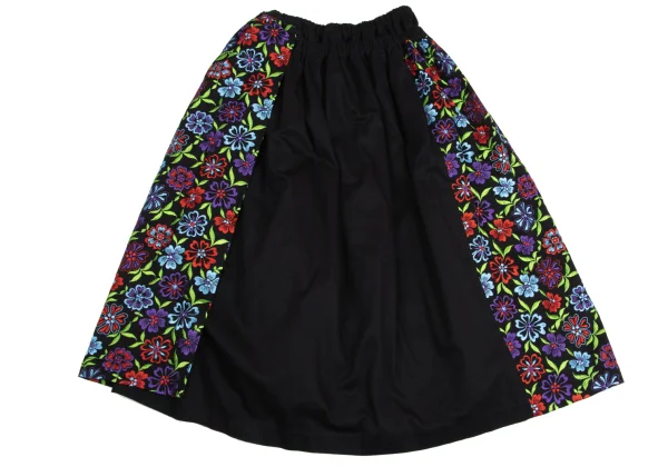 tricot COMME des GARCONS Floral Embroidered Layered Design Skirt K-160984_002