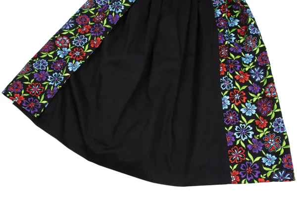 tricot COMME des GARCONS Floral Embroidered Layered Design Skirt K-160984_006