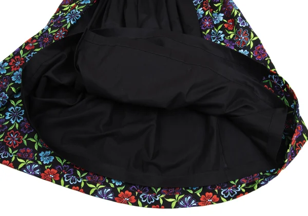 tricot COMME des GARCONS Floral Embroidered Layered Design Skirt K-160984_008