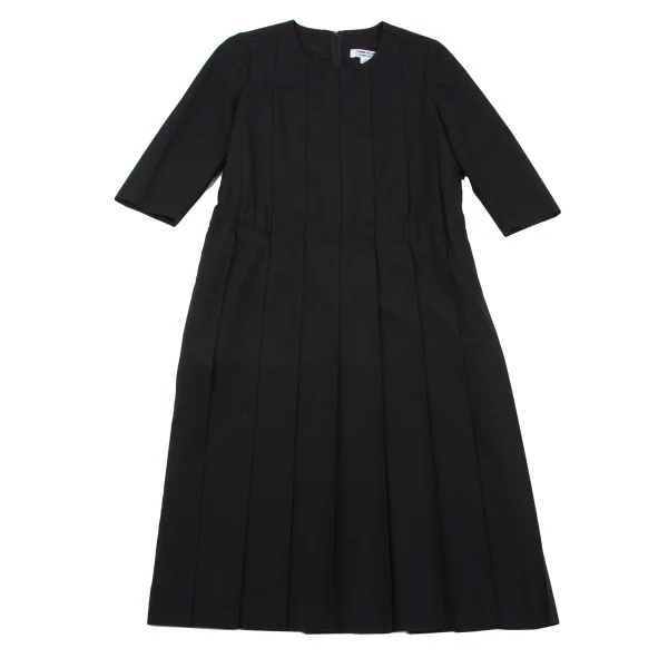 COMME des GARCONS Wool Front Pleated Dress K-160985_002