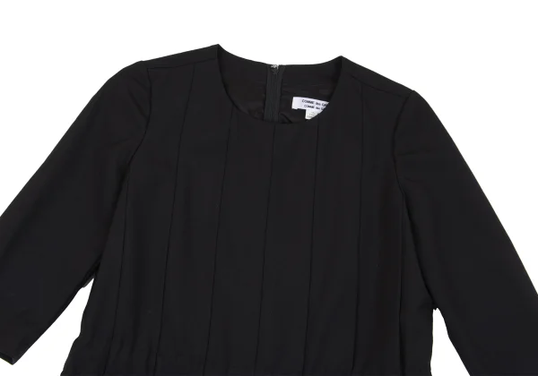 COMME des GARCONS Wool Front Pleated Dress K-160985_003