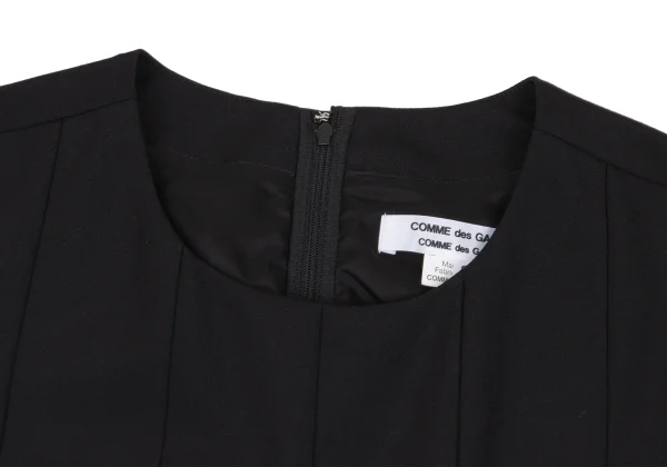 COMME des GARCONS Wool Front Pleated Dress K-160985_004