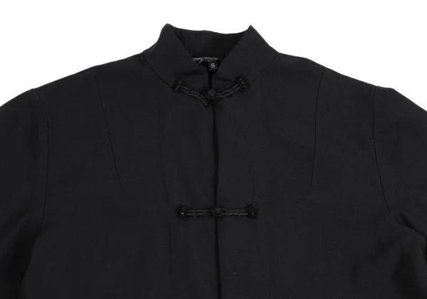 BLACK COMME des GARCONS Dyed Poly Chinese Button Jacket K-160987_003