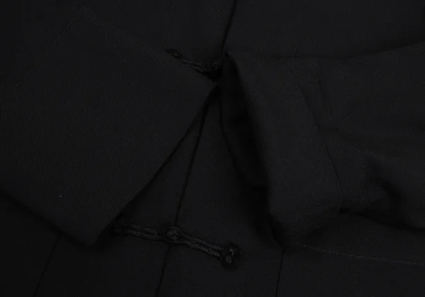 BLACK COMME des GARCONS Dyed Poly Chinese Button Jacket K-160987_007
