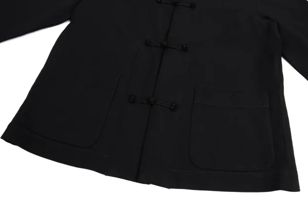 BLACK COMME des GARCONS Dyed Poly Chinese Button Jacket K-160987_008