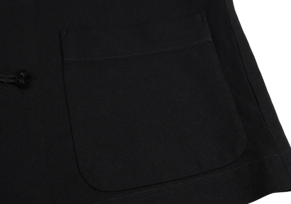 BLACK COMME des GARCONS Dyed Poly Chinese Button Jacket K-160987_009