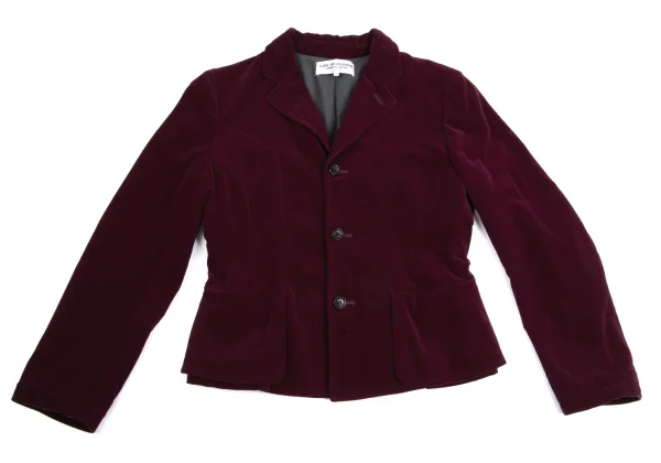 robe de chambre COMME des GARCONS Big Flap Pocket Velour Jacket K-160989_002