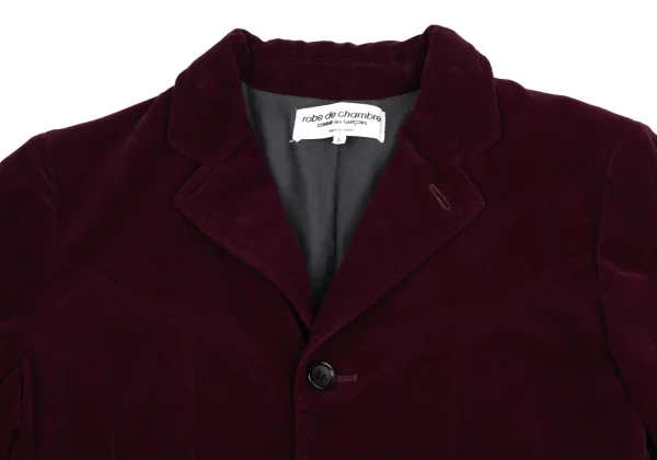 robe de chambre COMME des GARCONS Big Flap Pocket Velour Jacket K-160989_003