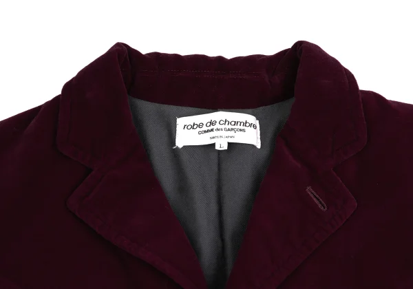 robe de chambre COMME des GARCONS Big Flap Pocket Velour Jacket K-160989_004