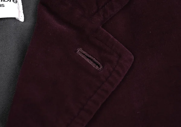 robe de chambre COMME des GARCONS Big Flap Pocket Velour Jacket K-160989_005