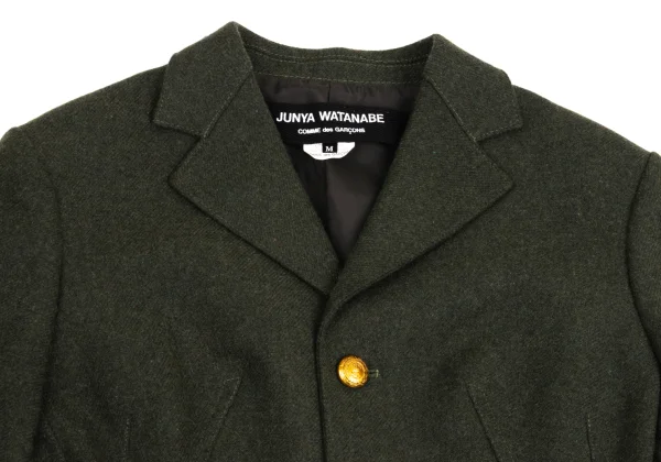 JUNYA WATANABE COMME des GARCONS Wool Blend Big Flap Pocket Jacket K-160990_003