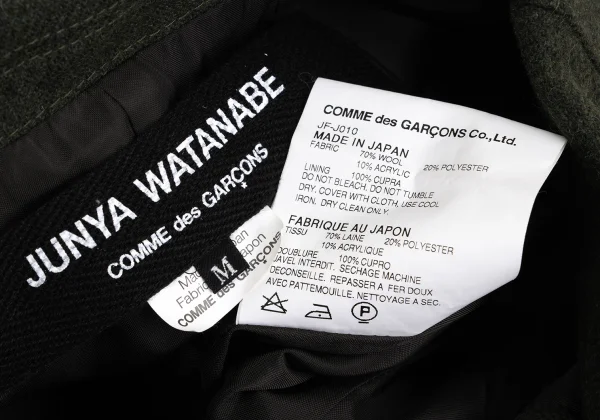 JUNYA WATANABE COMME des GARCONS Wool Blend Big Flap Pocket Jacket K-160990_016