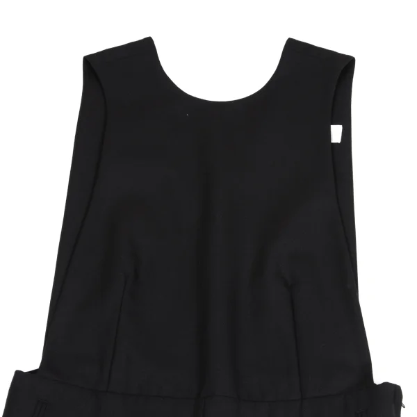 noir kei ninomiya Wool Gaba Wide Overalls K-160992_003