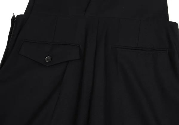 noir kei ninomiya Wool Gaba Wide Overalls K-160992_012