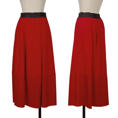 PLAIN PEOPLE Switching Tuck Skirt