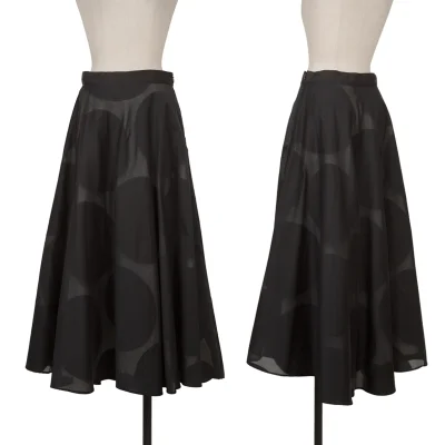 PLAIN PEOPLE See-through Dot Layered Skirt