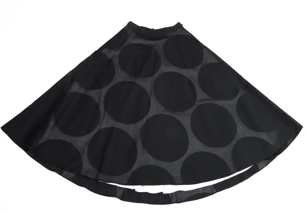 PLAIN PEOPLE See-through Dot Layered Skirt K-160998_002