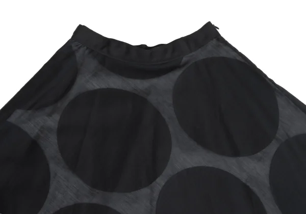 PLAIN PEOPLE See-through Dot Layered Skirt K-160998_003