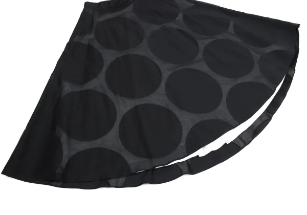 PLAIN PEOPLE See-through Dot Layered Skirt K-160998_005