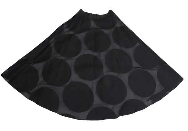 PLAIN PEOPLE See-through Dot Layered Skirt K-160998_007