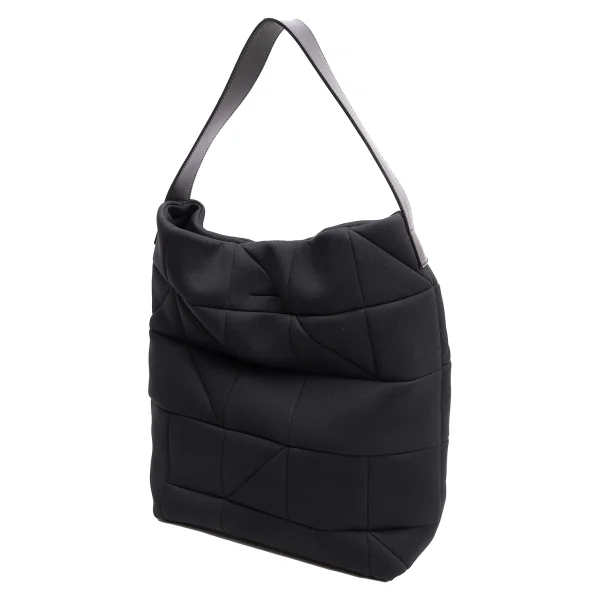 ジュンヤワタナベ コムデギャルソンJUNYA WATANABE COMME des GARCONS パネル切替ナイロンワンショルダーバッグ 黒
