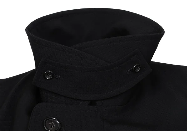 Yohji Yamamoto POUR HOMME Wool Gaba Double Long Jacket K-161004_004