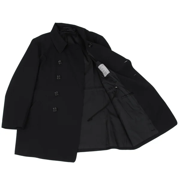 Yohji Yamamoto POUR HOMME Wool Gaba Double Long Jacket K-161004_010