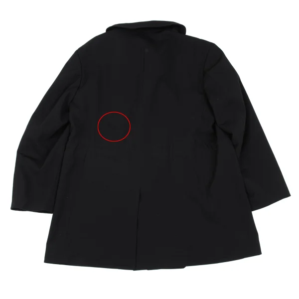 Yohji Yamamoto POUR HOMME Wool Gaba Double Long Jacket K-161004_012
