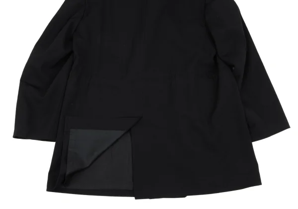 Yohji Yamamoto POUR HOMME Wool Gaba Double Long Jacket K-161004_014