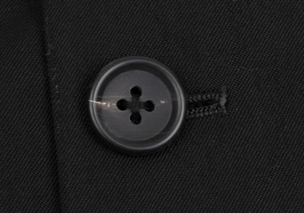 Yohji Yamamoto POUR HOMME Wool Gaba Belted Tuck Jacket K-161005_010