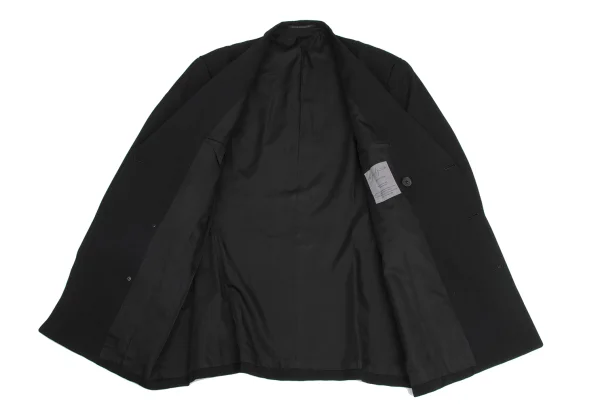 Yohji Yamamoto POUR HOMME Wool Gaba Belted Tuck Jacket K-161005_013