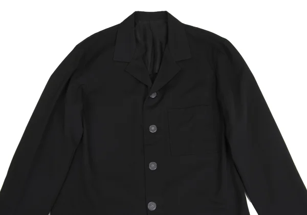 Yohji Yamamoto POUR HOMME Wool Gaba Chrysanthemum Button Design Jacket K-161007_002