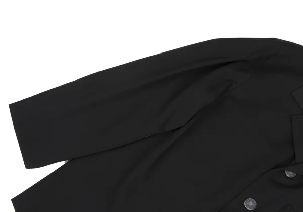 Yohji Yamamoto POUR HOMME Wool Gaba Chrysanthemum Button Design Jacket K-161007_005