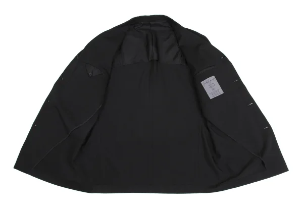 Yohji Yamamoto POUR HOMME Wool Gaba Chrysanthemum Button Design Jacket K-161007_010