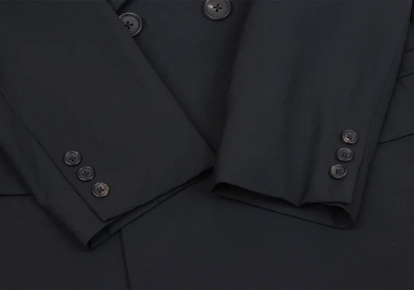 Yohji Yamamoto POUR HOMME Peak Lapel Wool Double Jacket K-161008_006