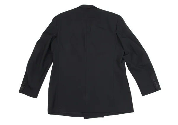 Yohji Yamamoto POUR HOMME Peak Lapel Wool Double Jacket K-161008_013
