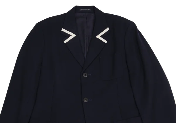 Yohji Yamamoto POUR HOMME Taping Design Wool Jacket K-161009_002