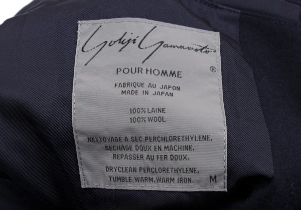 Yohji Yamamoto POUR HOMME Taping Design Wool Jacket K-161009_018